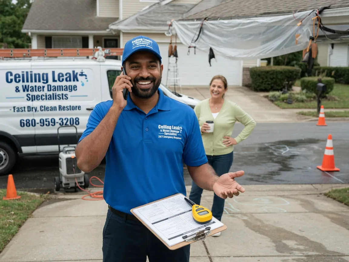 Ceiling Leak Cleanup Elberon, IA FAQs